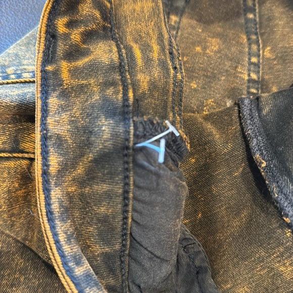 NWT AllSaints Miller Mid rise Skinny Orange Acid Washed Jeans Size Medium - Picture 9 of 12